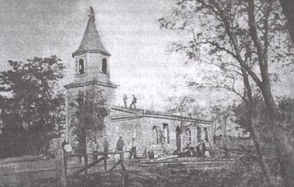 Перестройка церкви под школу, 1927 г.  (Яшалта )
